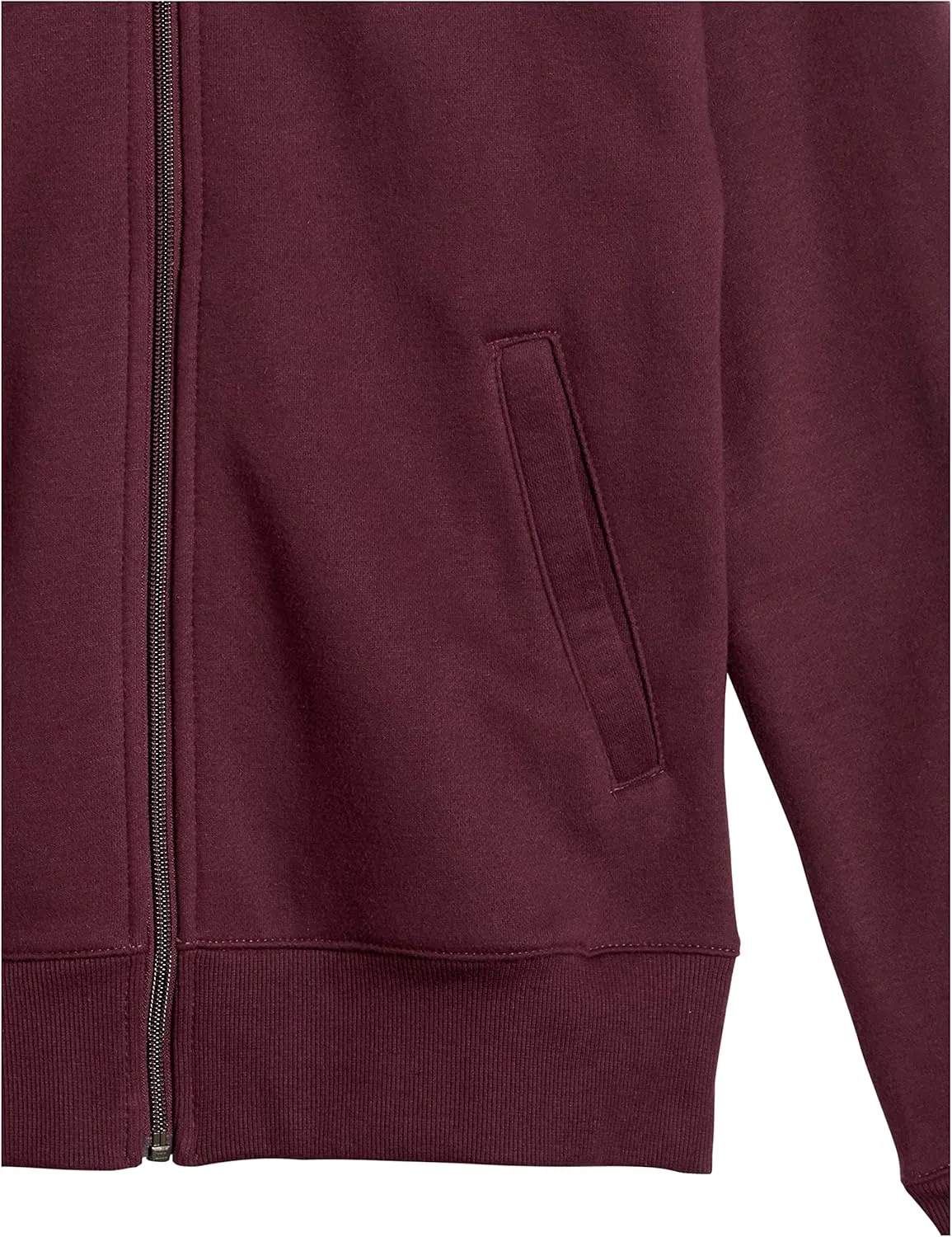 Amazon Essentials Men's Sweatshirt, Mock Neck, Fleece Zip Up