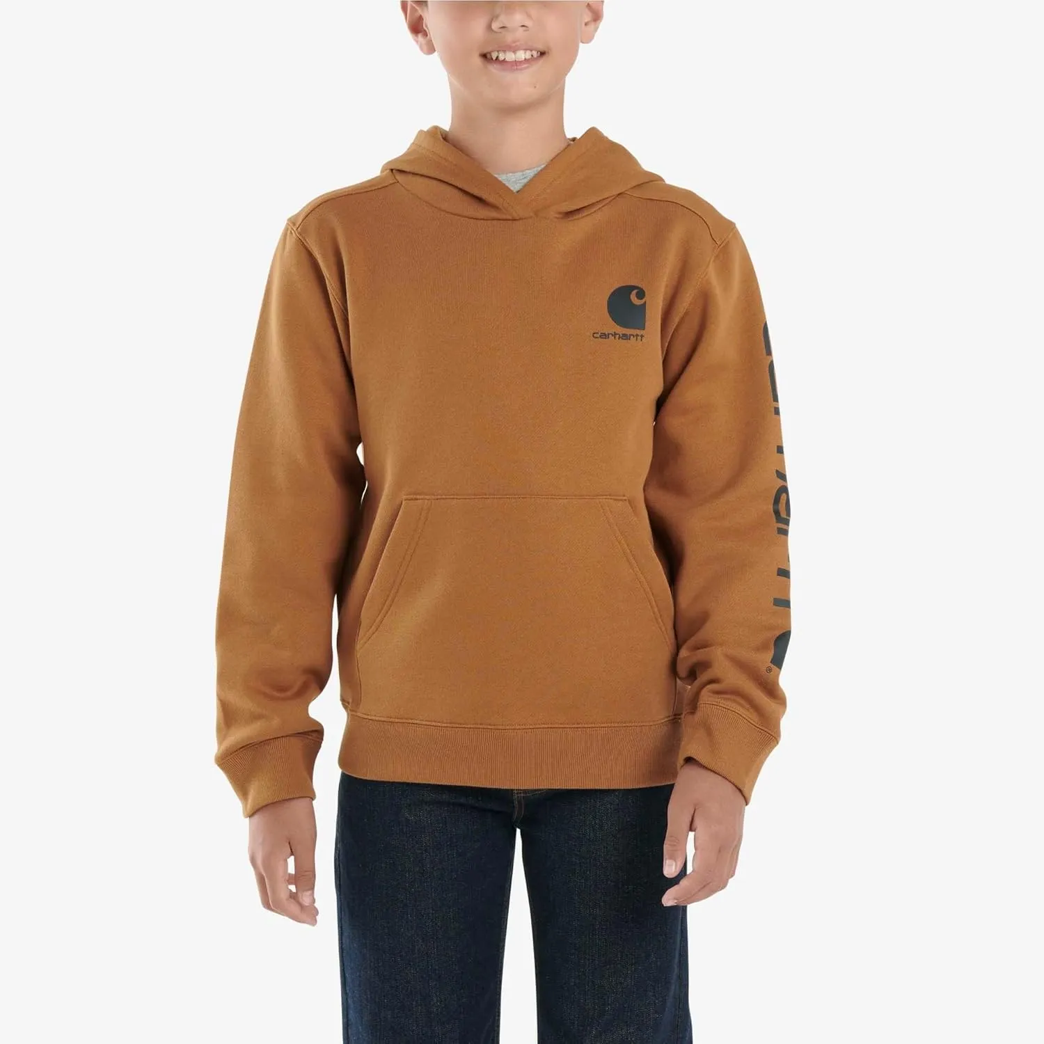 Carhartt Boys' Long Sleeve Hooded Sweatshirt