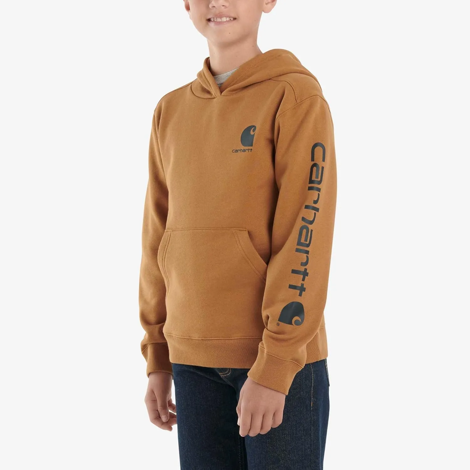 Carhartt Boys' Long Sleeve Hooded Sweatshirt