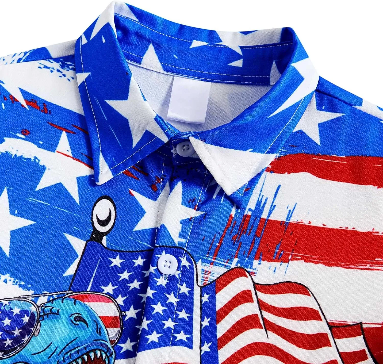 Enlifety Boys Girls Hawaii Shirt Cool Summer Casual Blouse Short Sleeve Button Down Tops Size 2-10T