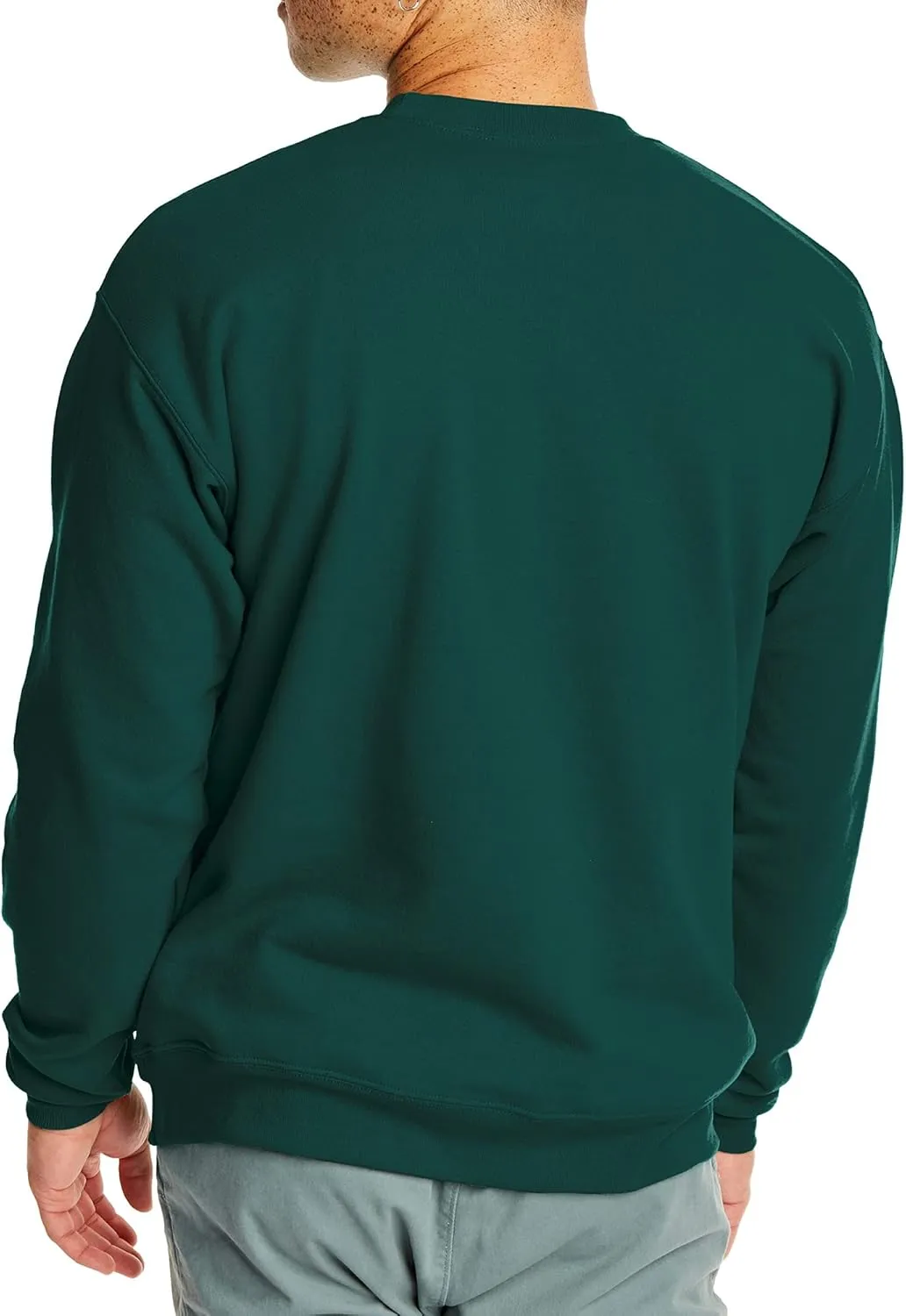 Hanes Men's EcoSmart Fleece, Pullover Crewneck Sweatshirt, 1 or 2 Pack