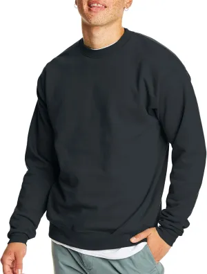 Hanes Men's EcoSmart Fleece, Pullover Crewneck Sweatshirt, 1 or 2 Pack