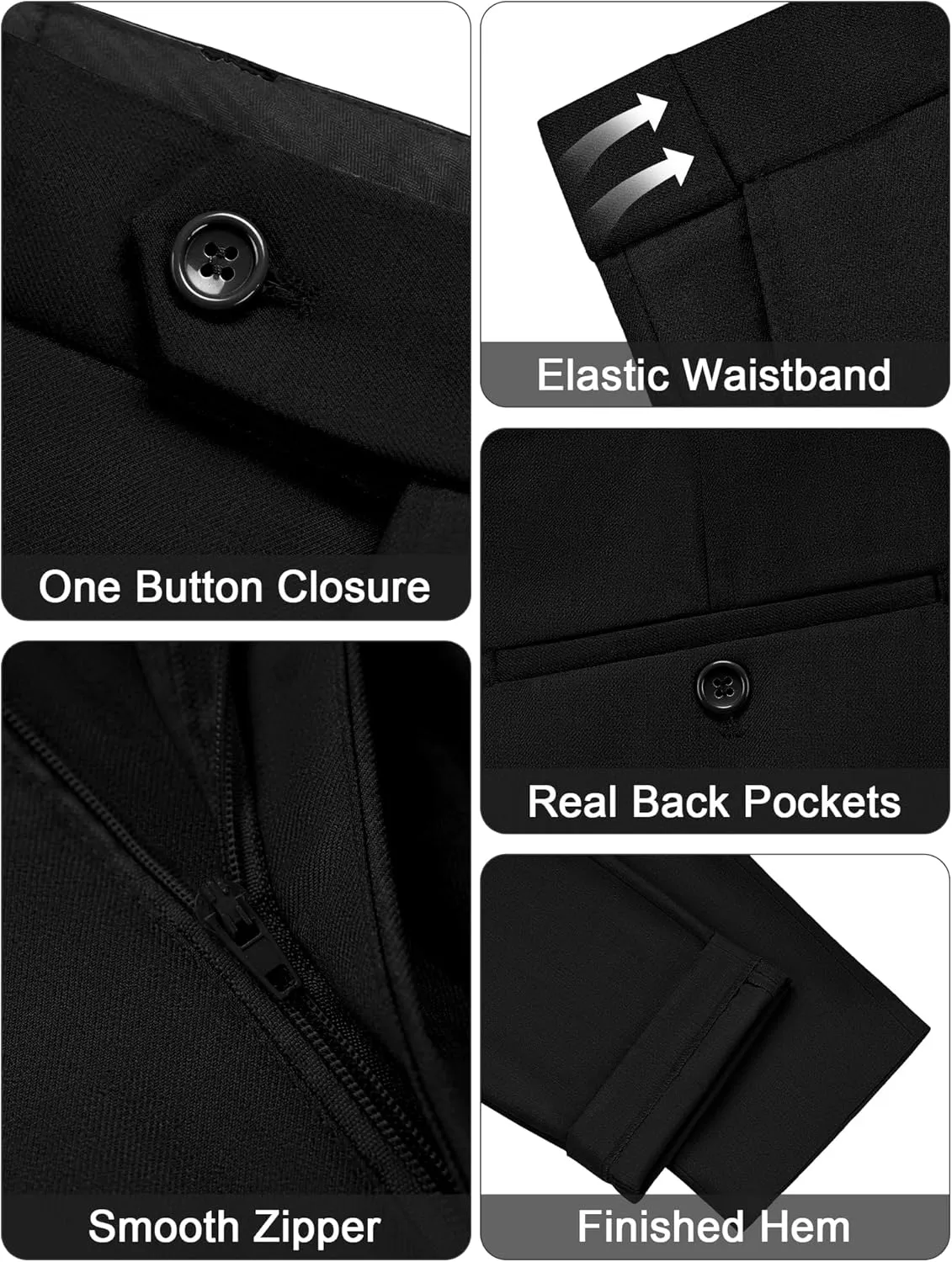 MAGE MALE Men's 2 Piece Suit Elegant Solid Double Breasted Slim Fit Tuxedo Suit with Blazer and Pants