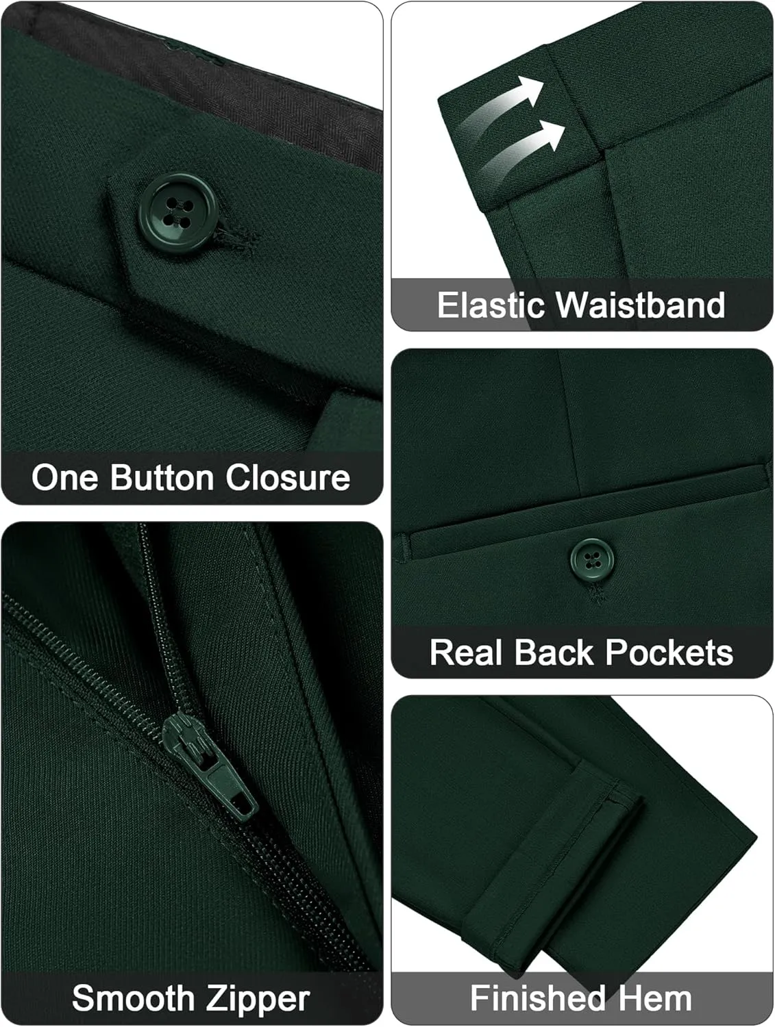 MAGE MALE Men's 2 Piece Suit Elegant Solid Double Breasted Slim Fit Tuxedo Suit with Blazer and Pants