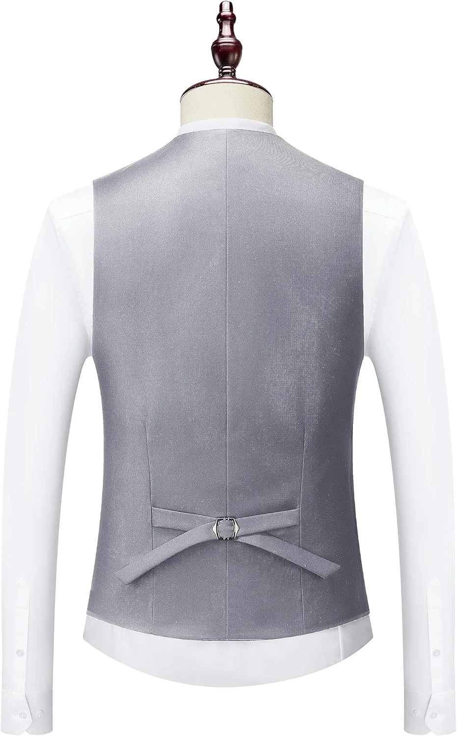 MOGU Mens 3 Piece Suit Slim Fit Tuxedo for Homecoming Wedding Prom Blazer Jacket Vest Pants with Tie Set