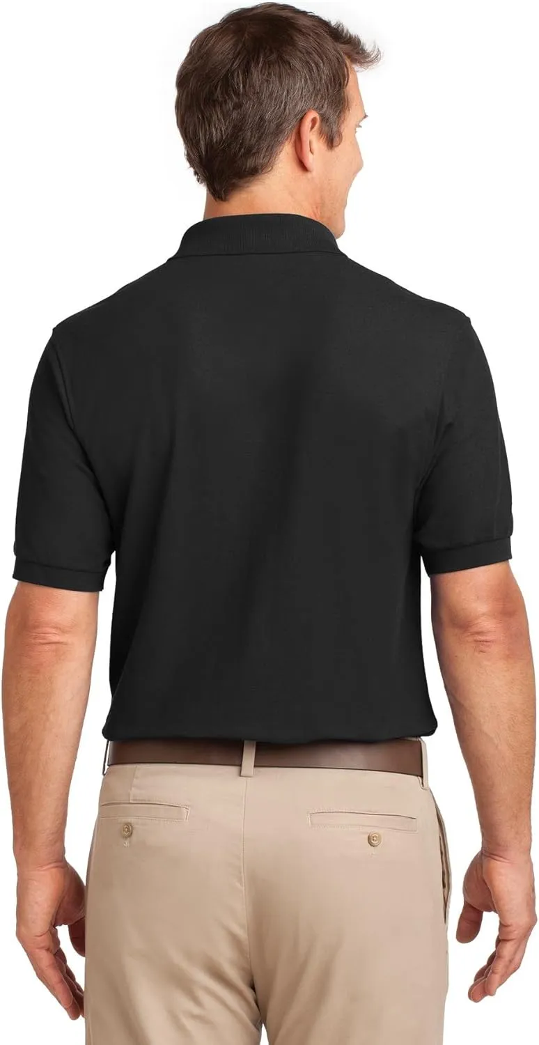 Port Authority Silk Touch Polo with Pocket. K500P