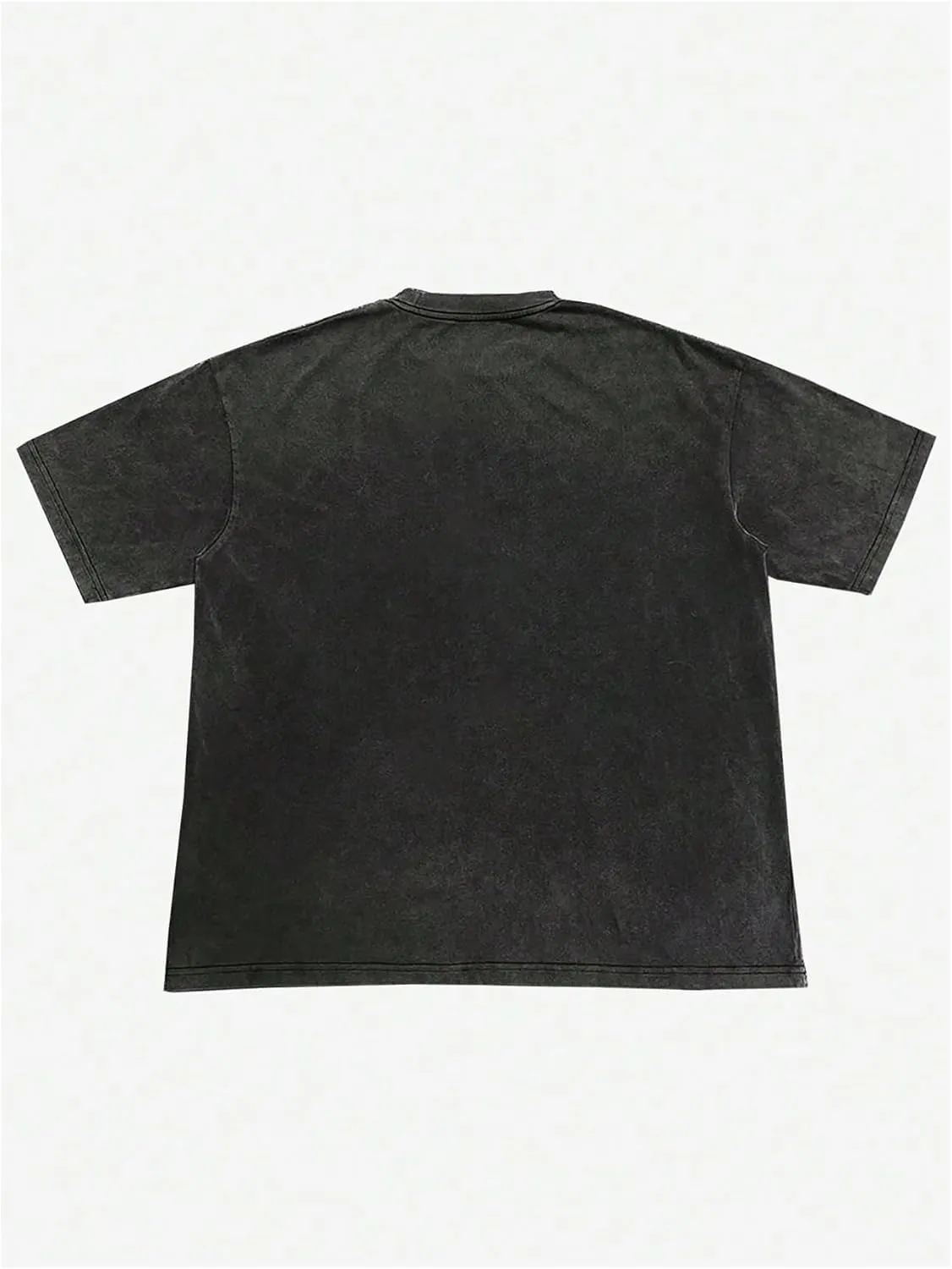 SOLY HUX Men's Graphic Print T-Shirt Vintage Drop Shoulder Short Sleeve Casual Loose Tees Summer Outfits