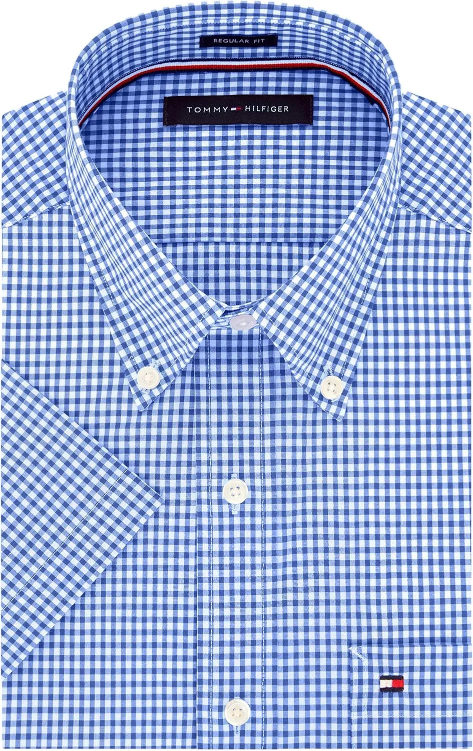 Tommy Hilfiger Men's Short Sleeve Button-down Shirt