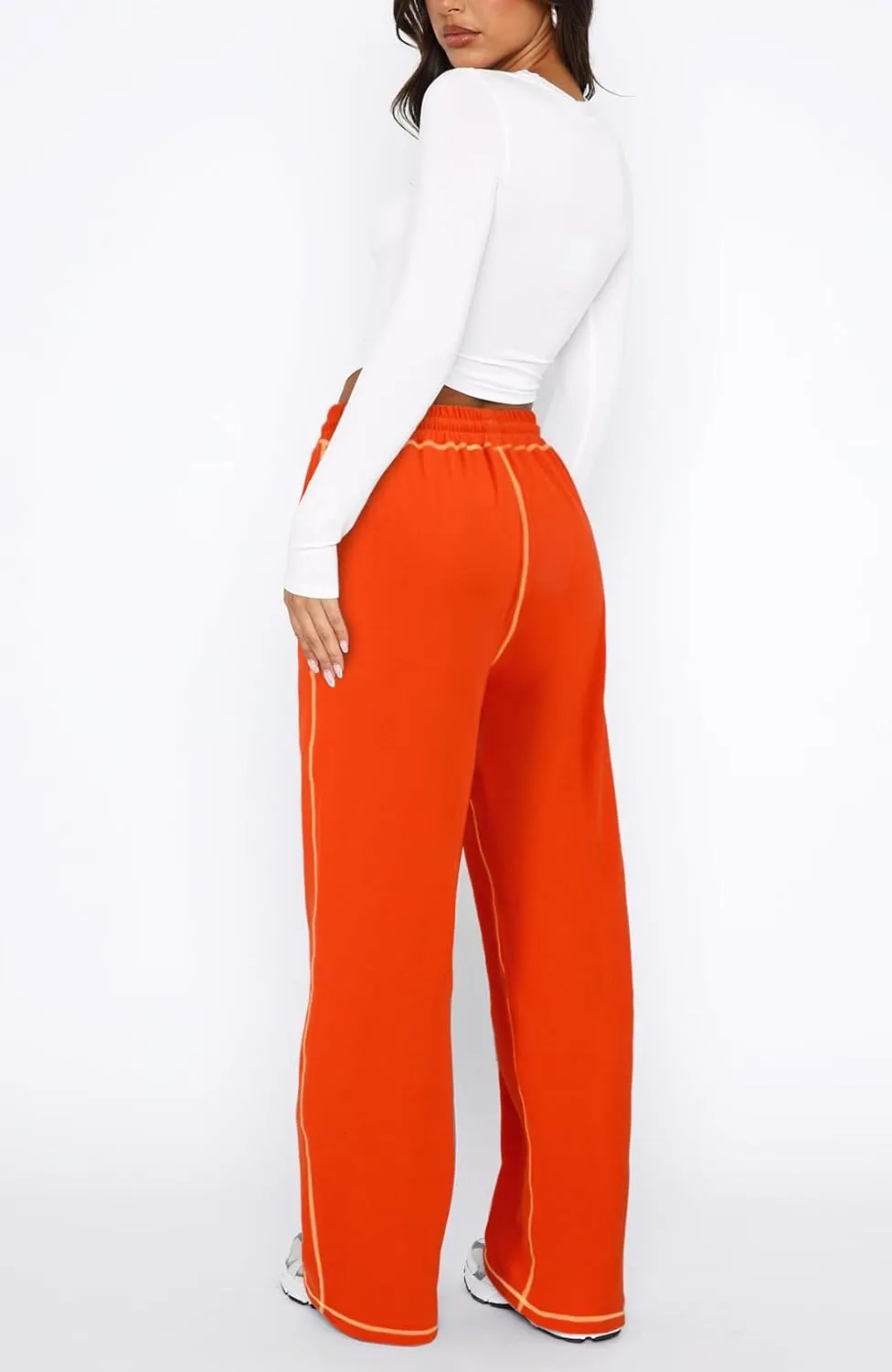 Track Pants Women Sweatpants Soft Jogging Straight Pajama Sweats Wide Leg Sweatpants Women Lounge Pants Joggers