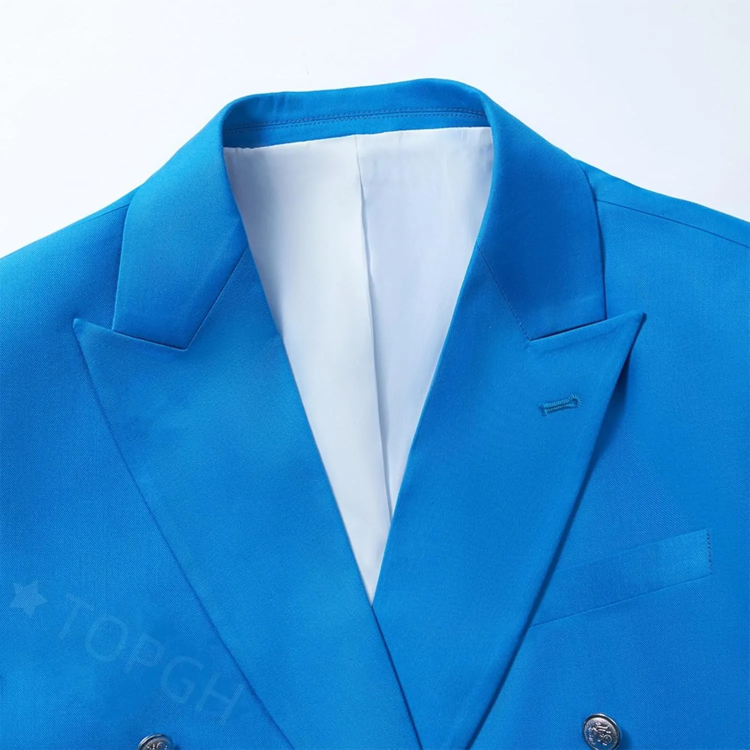 Womens 2 PC Suit for Work Double Breasted Blazer Pants Set Notch Lapel Office Lady Outfit Prom Suit
