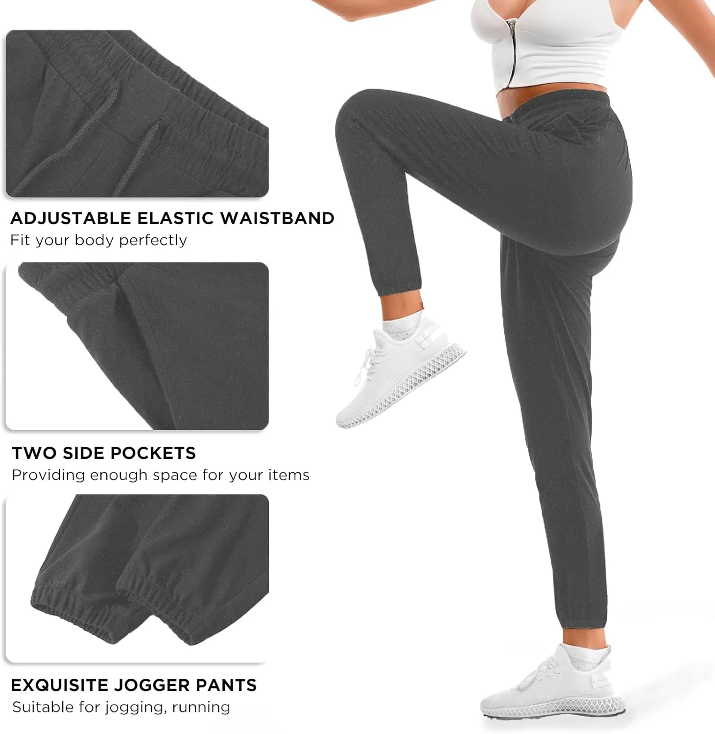 Womens Sweatpants with Pockets - Joggers for Women Sport Pants Trousers for Women
