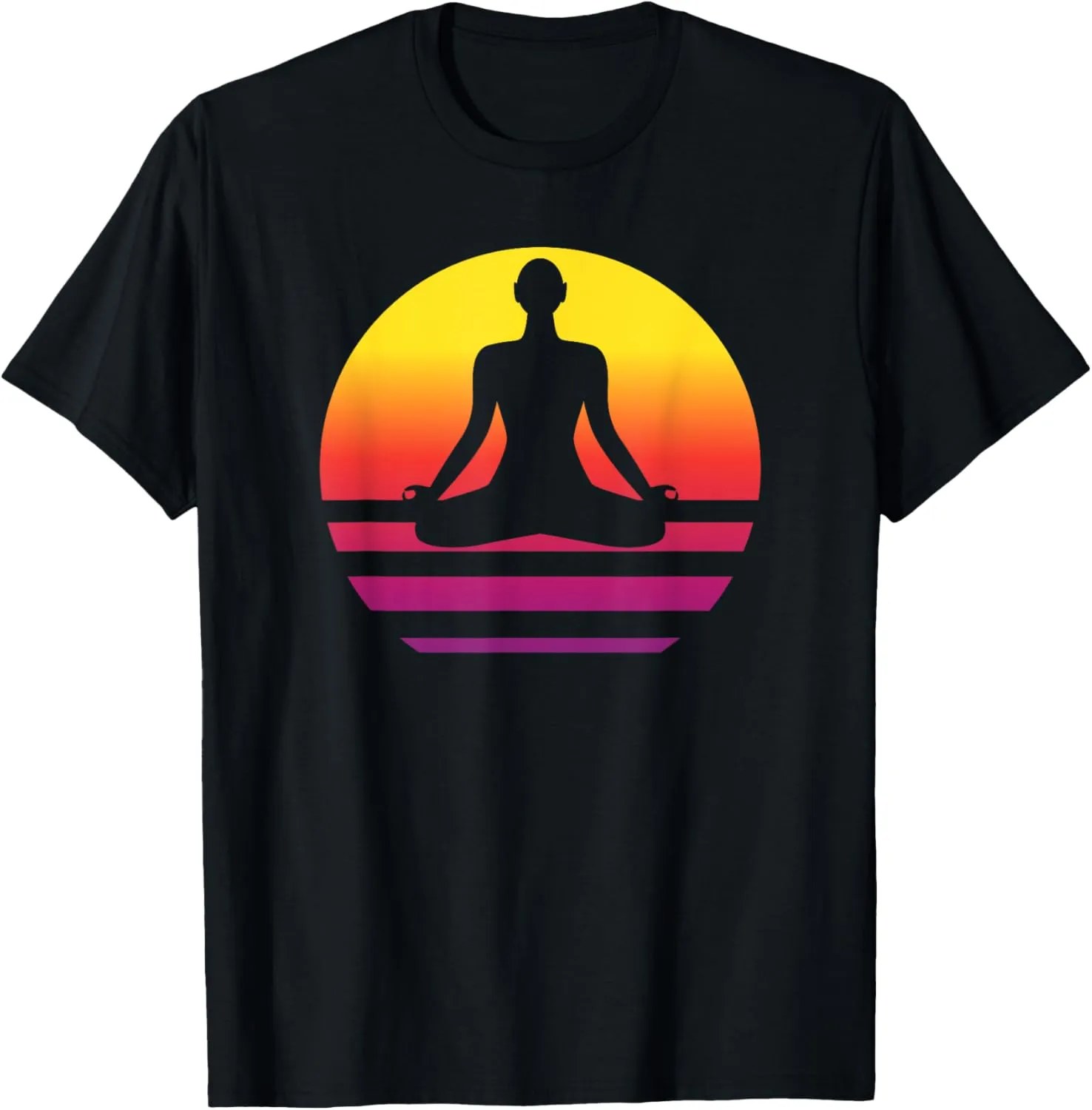 Yoga Retro Style Vintage T-Shirt